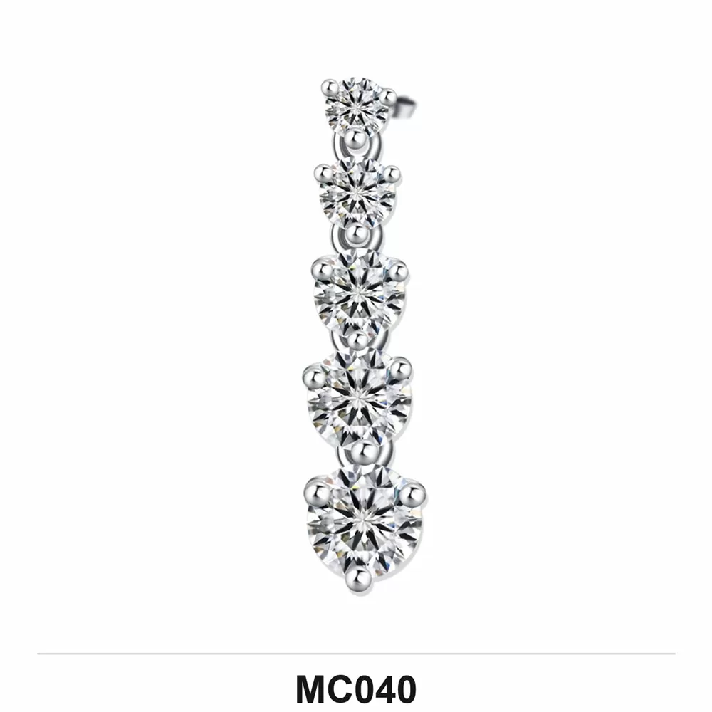 Moissanite Ring Wholesale S925 Silver VVS1 GRA Model MC040