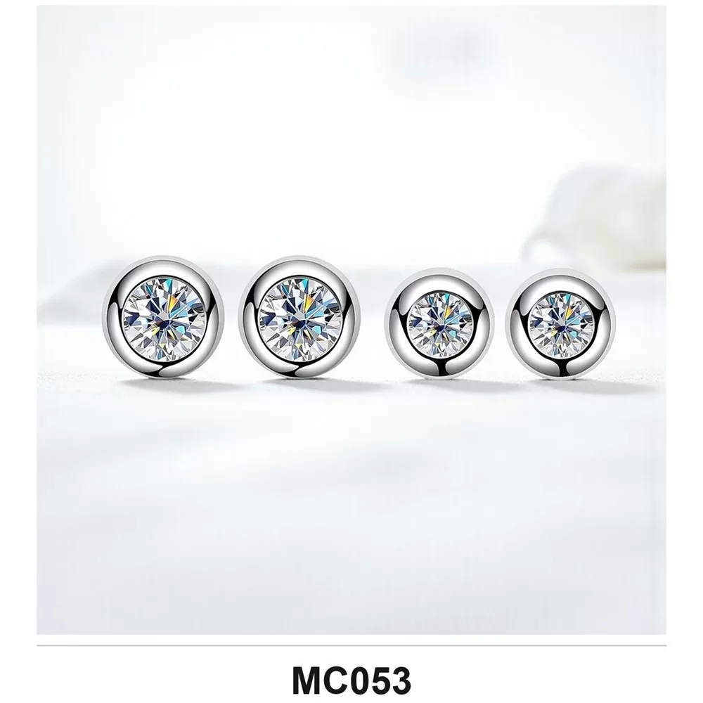 Moissanite Ring Wholesale S925 Silver VVS1 GRA Model MC053 detail view 2