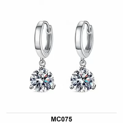 Moissanite Ring Wholesale S925 Silver VVS1 GRA Model MC075