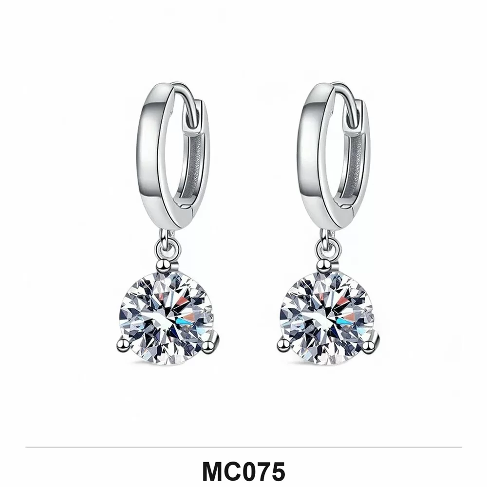 Moissanite Ring Wholesale S925 Silver VVS1 GRA Model MC075