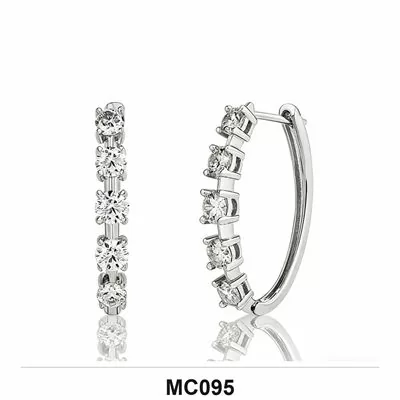 Moissanite Ring Wholesale S925 Silver VVS1 GRA Model MC095
