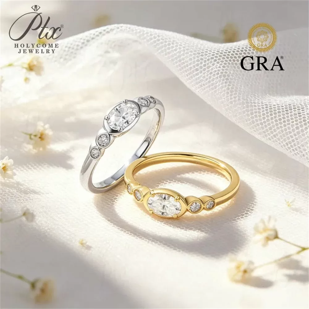 Moissanite Ring Wholesale S925 Silver VVS1 GRA Model MC111 detail view 4