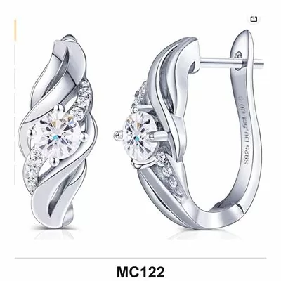 Moissanite Ring Wholesale S925 Silver VVS1 GRA Model MC122