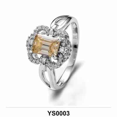 Moissanite Ring Wholesale S925 Silver VVS1 GRA Model YS0003