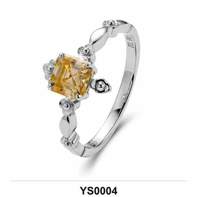 Moissanite Ring Wholesale S925 Silver VVS1 GRA Model YS0004