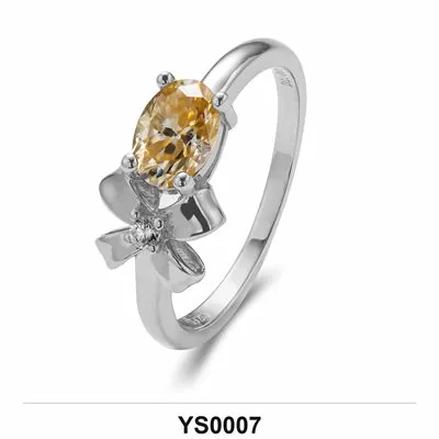 Moissanite Ring Wholesale S925 Silver VVS1 GRA Model YS0007