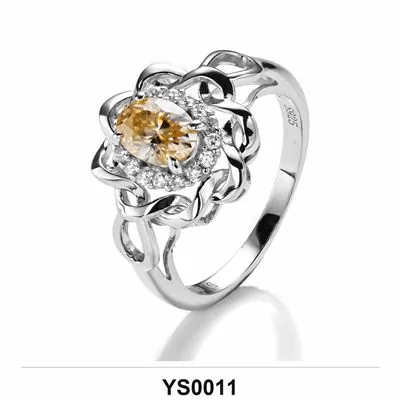 Moissanite Ring Wholesale S925 Silver VVS1 GRA Model YS0011