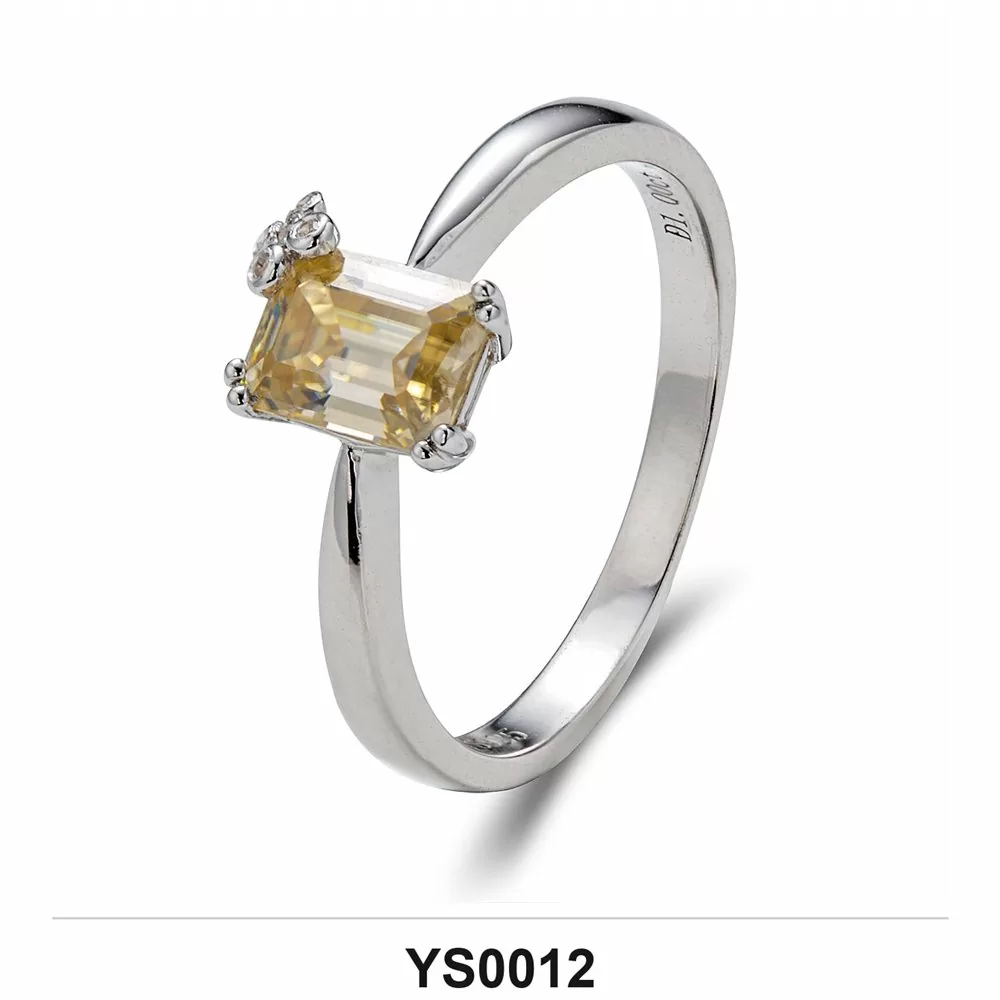 Moissanite Ring Wholesale S925 Silver VVS1 GRA Model YS0012