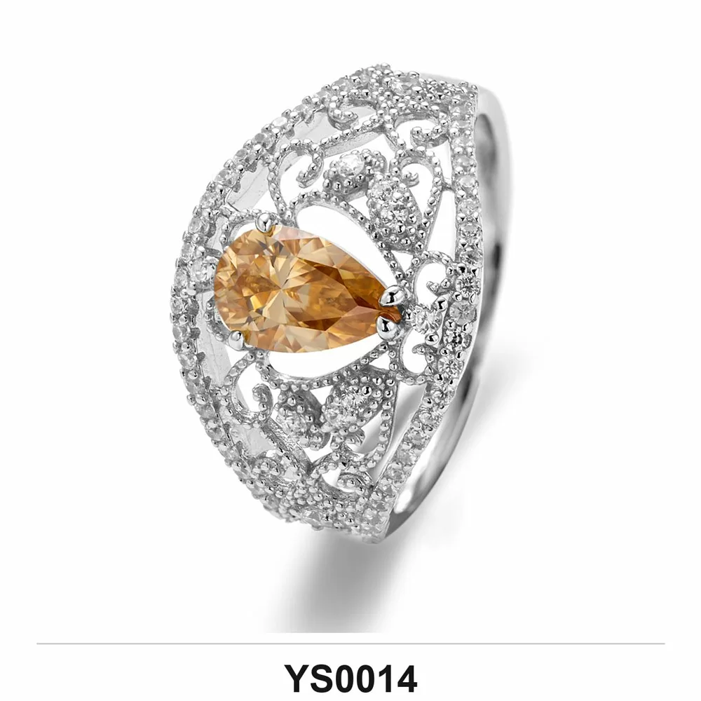 Moissanite Ring Wholesale S925 Silver VVS1 GRA Model YS0014