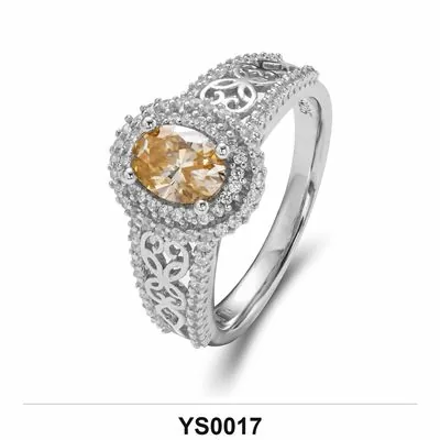 Moissanite Ring Wholesale S925 Silver VVS1 GRA Model YS0017