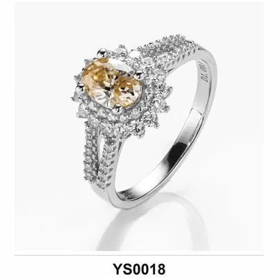 Moissanite Ring Wholesale S925 Silver VVS1 GRA Model YS0018