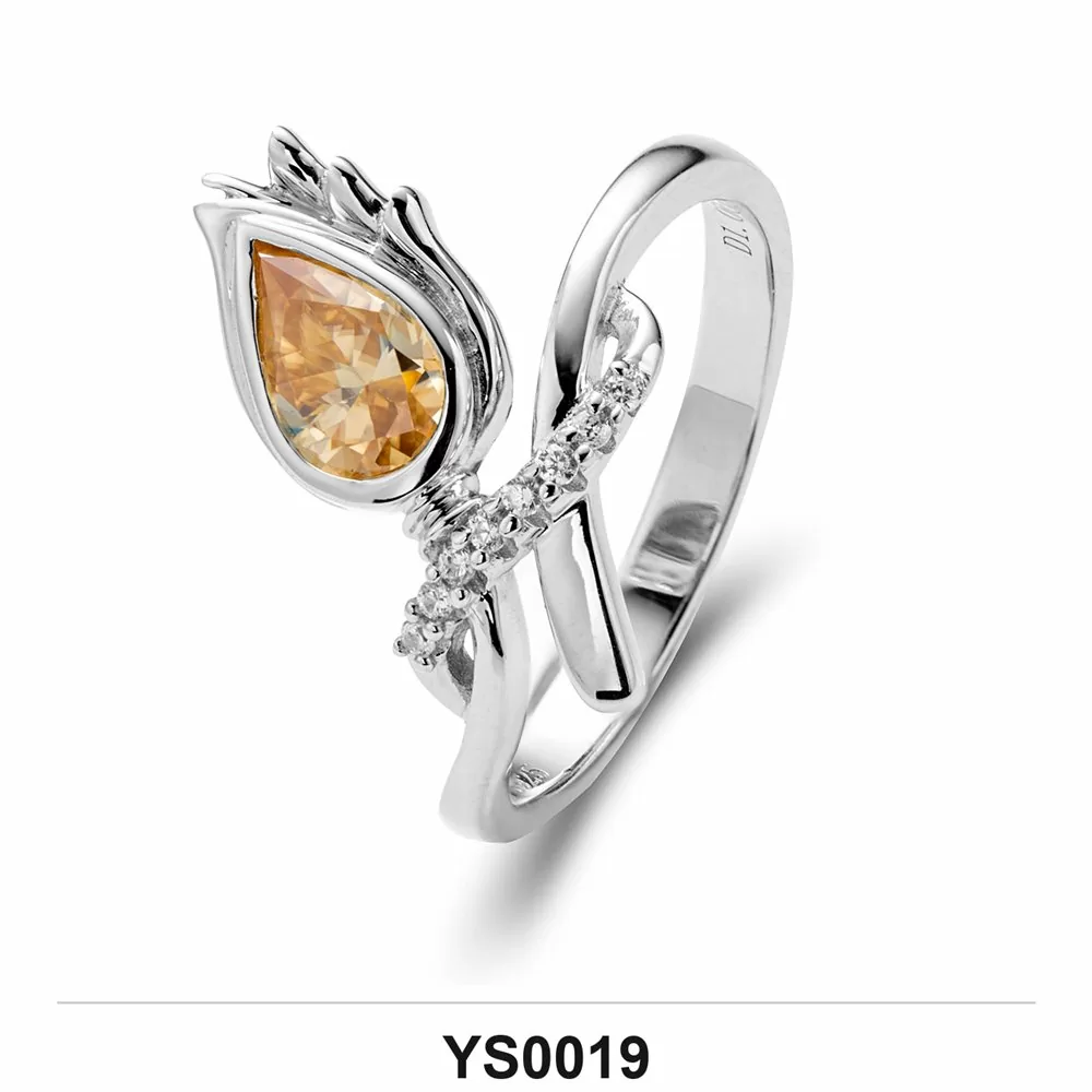 Moissanite Ring Wholesale S925 Silver VVS1 GRA Model YS0019