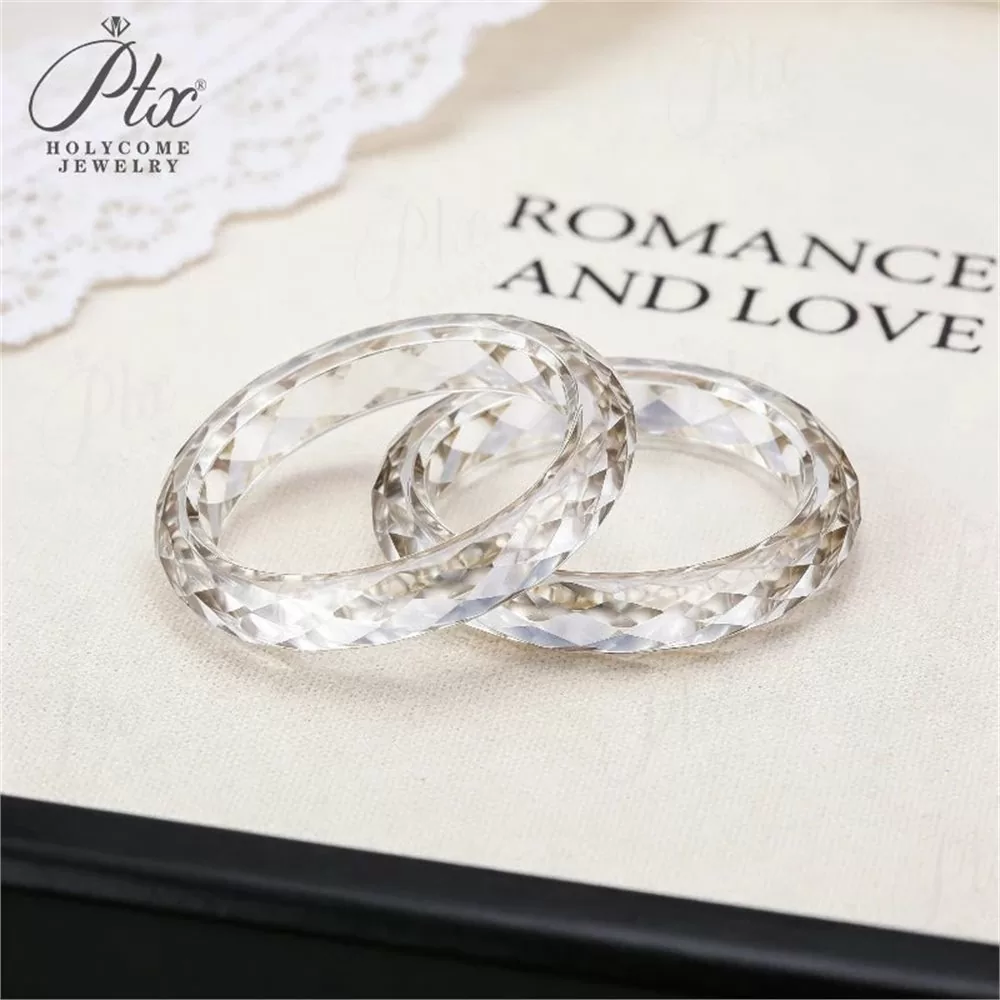 Moissanite Ring Wholesale S925 Silver GRA detail view 4