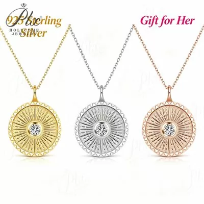 Moissanite 0.3ct Round Cut Necklace Wholesale S925 Silver SI