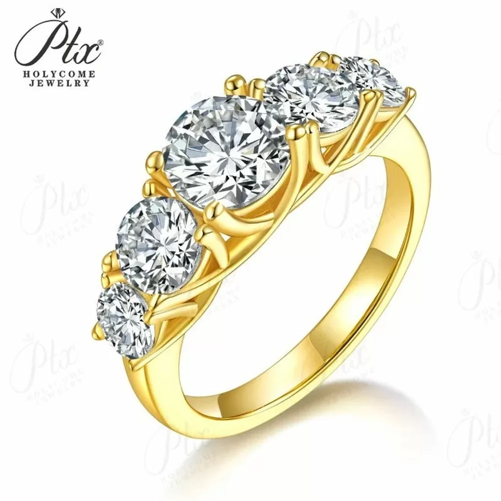 Moissanite 2.6ct Round Cut Ring Wholesale S925 Silver VVS1 GRA detail view 5