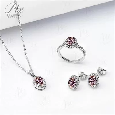 Moissanite Round Cut Ring Wholesale S925 Silver GRA Model MORG7812