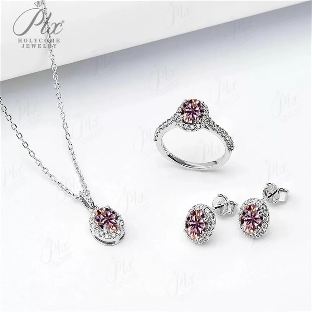 Moissanite Round Cut Ring Wholesale S925 Silver GRA Model MORG7812