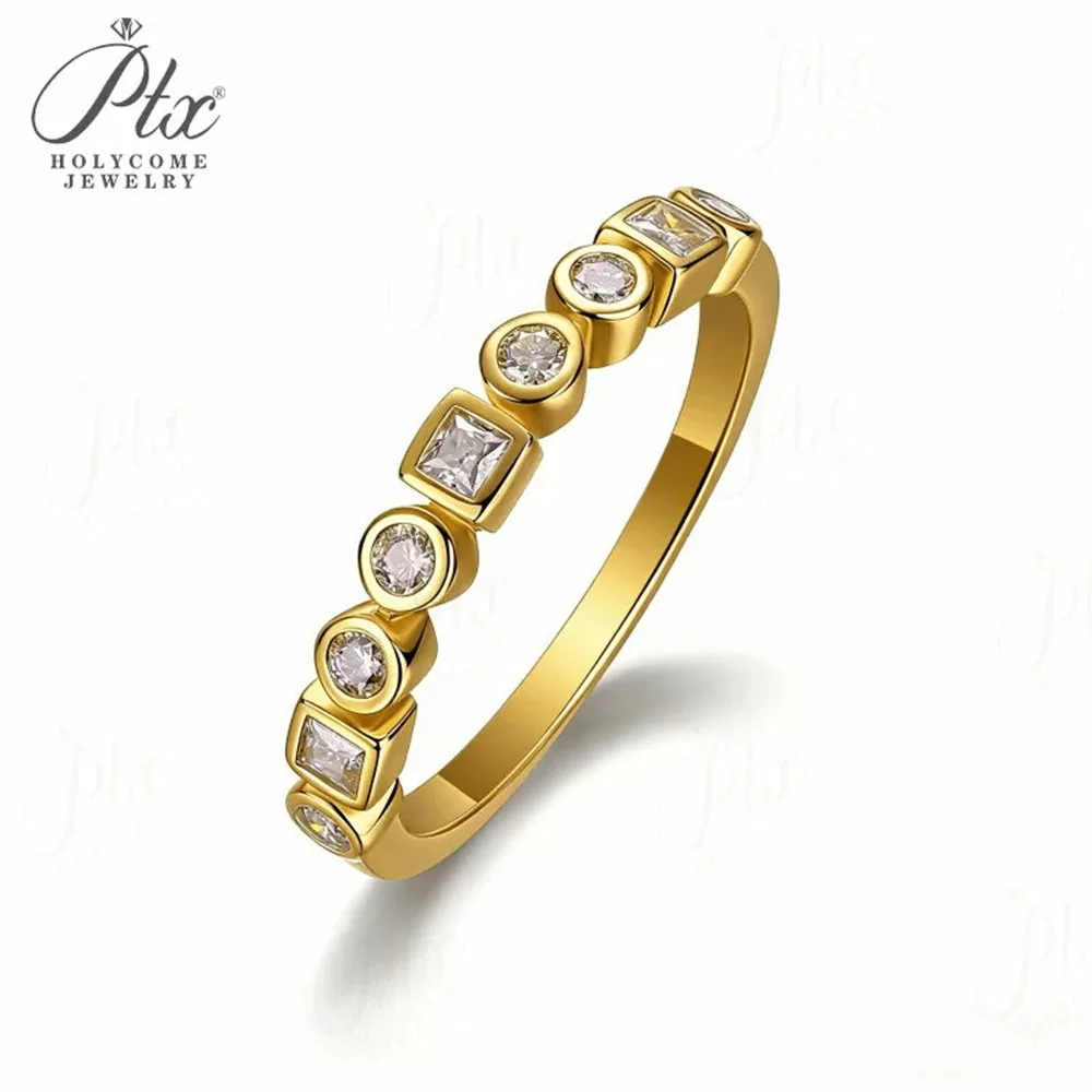 Moissanite Round Cut Ring Wholesale S925 Silver GRA Model MORG3837 detail view 2