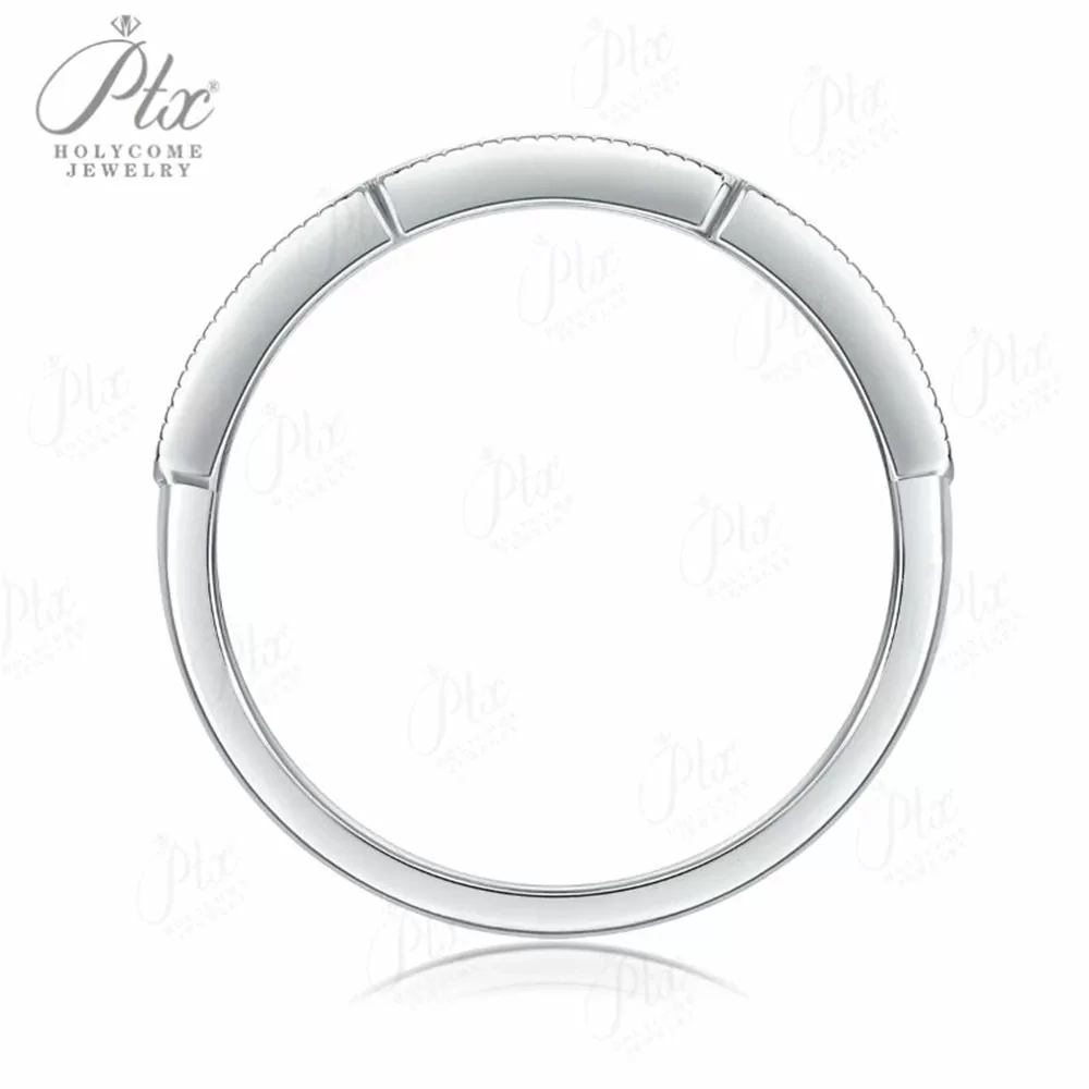 Moissanite Round Cut Ring Wholesale S925 Silver VVS1 GRA Model MORG5499 detail view 4