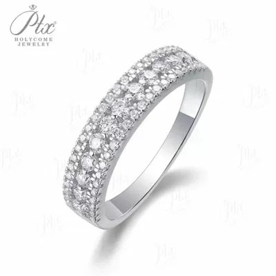 Moissanite Round Cut Ring Wholesale S925 Silver VVS1 GRA Model MORG3291
