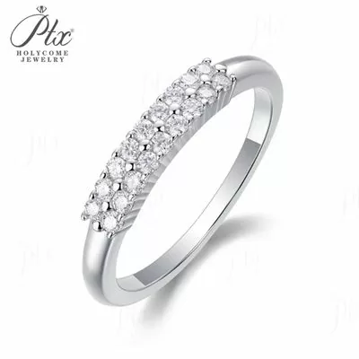 Moissanite Round Cut Ring Wholesale S925 Silver VVS1 GRA