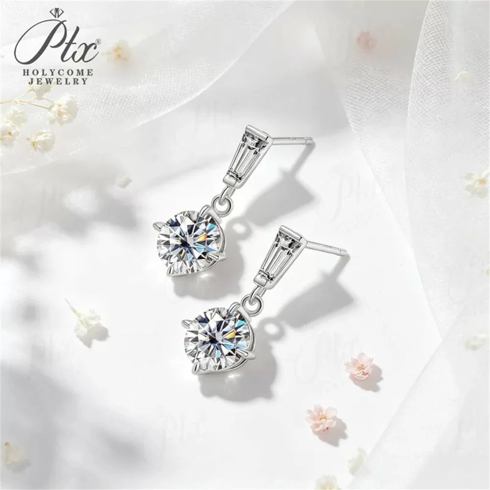 4.0mm Round Brilliant Moissanite Loose Stone GRA Certified detail view 3