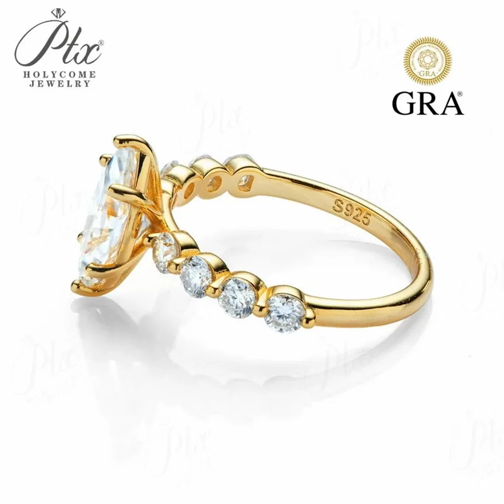 5.0mm Round Brilliant Moissanite Loose Stone GRA Certified detail view 4