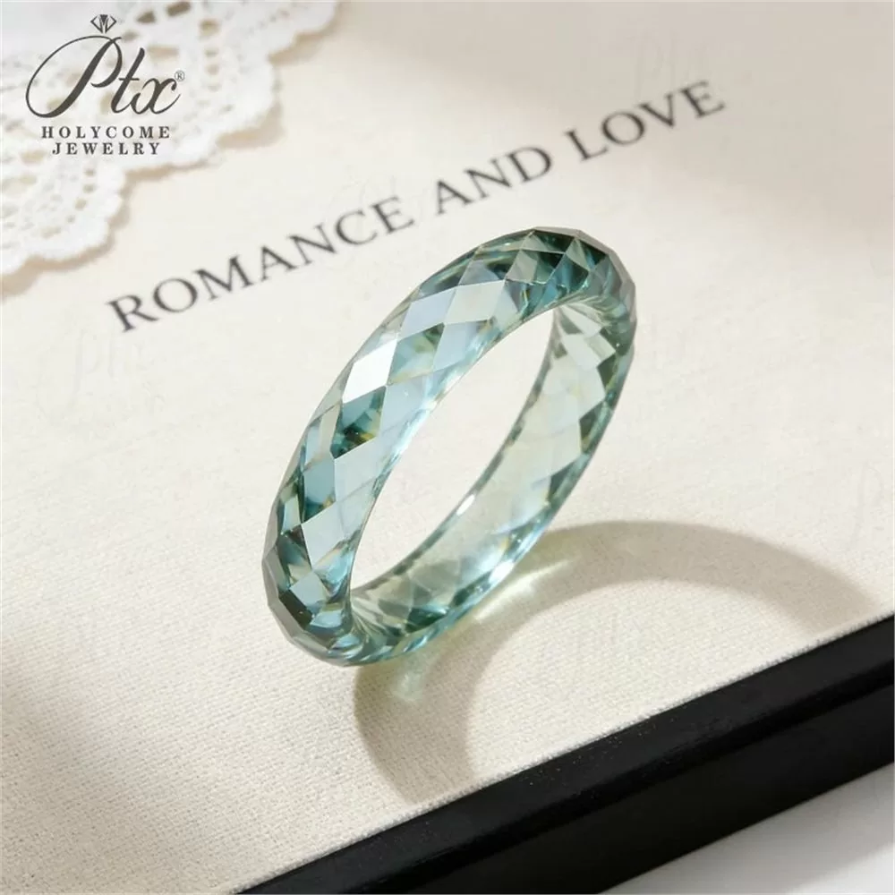 8.0mm Round Brilliant Moissanite Loose Stone GRA Certified detail view 5