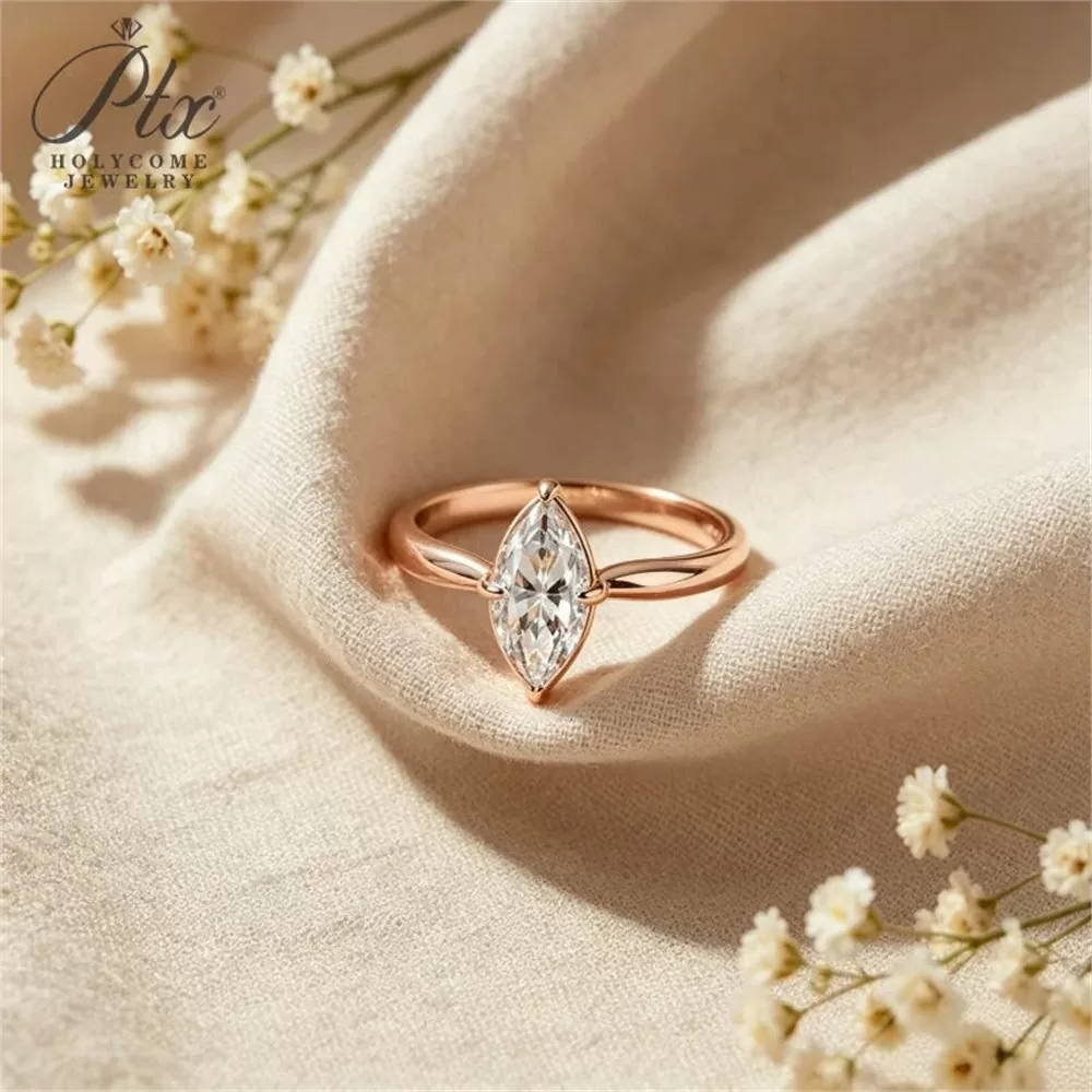 6mm Bevel Edge Men's Moissanite Ring in 18K Gold HC-M016 detail view 3