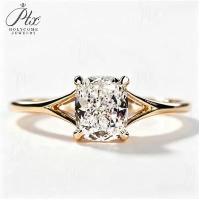 6mm Comfort Fit Men's Moissanite Ring in 925 Sterling Silver HC-M011