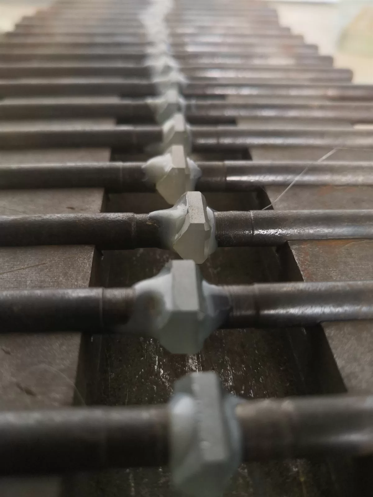 Checking the reverse at the Wuzhou factory